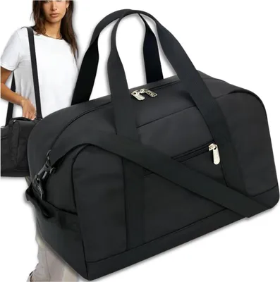 Image de BAD&BAGS Sac d'affaires pour avion Bagage à main noir Voyage