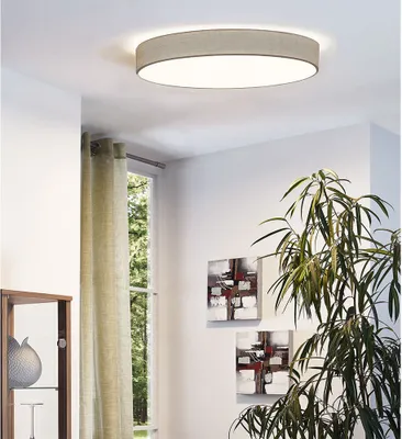 Produktbild von EGLO 97621, 7 Glühbirne(n), E27, Graubraun, Weiß