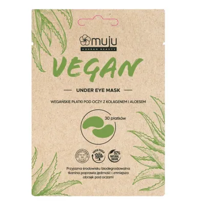 Image de Muju Vegan flocons avec collagène et aloe vera, 30 pièces