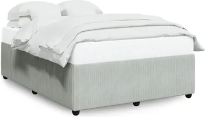 Produktbild von vidaXL Bettgestell ohne Matratze Hellgrau 160x200 cm Samt