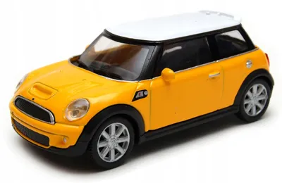 Produktbild von Welly Mini Cooper S Modellauto Gelb 1:43