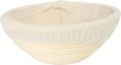 Image de Corbeille à pain ronde 18 x 9 cm - Accessoires de boulangerie pour la fermentation de la pâte