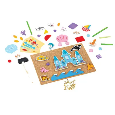 Produktbild von Bigjigs Toys Kreatives Hammerspiel Leben im Meer