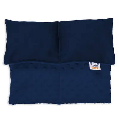 Produktbild von Sensory Owl Gewichtskissen Schoßkissen 30x40 cm 4kg Minky Marineblau Therapiekissen Autismus ADHD Stressabbau