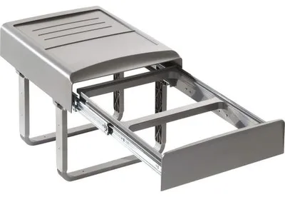 Image de Cadre à encastrer pour poubelles CENTA Curca anthracite avec fermeture silencieuse sans seau intérieur