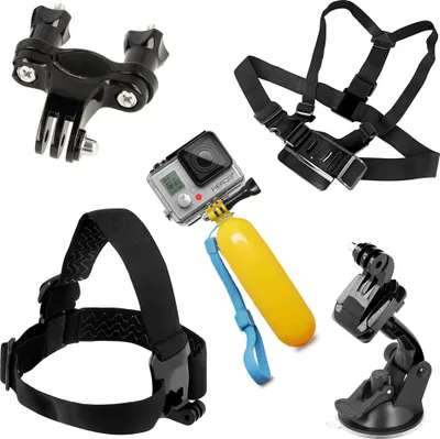 Produktbild von 9in1 Zubehörset für GoPro HERO 4, 3, 3+, 2, 1