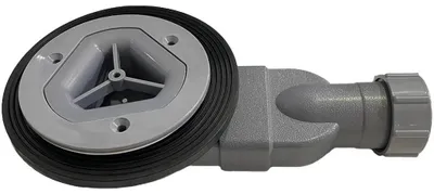 Immagine prodotto di CERANO - Sifone per piatto doccia - slim - 90 mm - DN40 - grigio