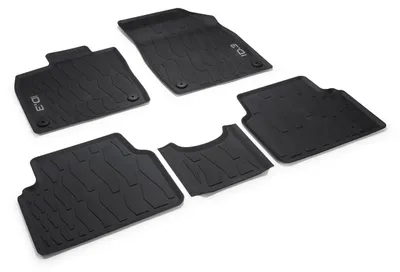 Produktbild von 3 Allwetterfußmattensatz 5-Teilig mit Schriftzug 10B06150082V