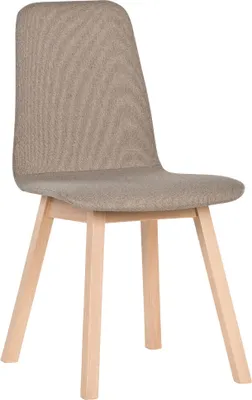 Produktbild von Stuhl Minnea 39, Farbe: Buche / Beige - Abmessungen: 85 x 45 x 50 cm (H x B x T)