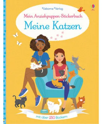 Produktbild von Mein Anziehpuppen-Stickerbuch: Meine Katzen