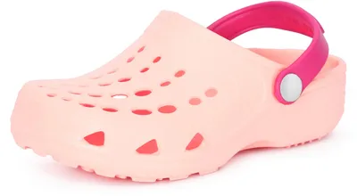 Produktbild von Ladeheid Kinder Mädchen Jungen Eva Clogs Gartenclogs Gartenschuhe LA-CA-06 (Puderrosa/Fuchsie, 28/29 EU)