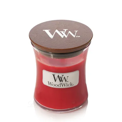 Produktbild von Woodwick Duftkerze Stundenglas klein Crimson Berries