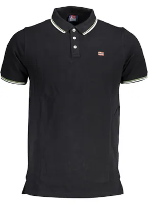 Obrázek produktu pro Norwegen 1963 Herren Kurzarm-Poloshirt Schwarz