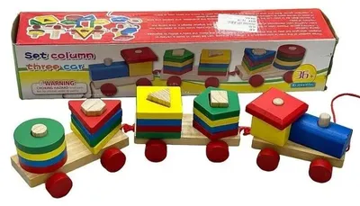 Obrázek produktu pro Dřevěné vlakové kostky – ADAR