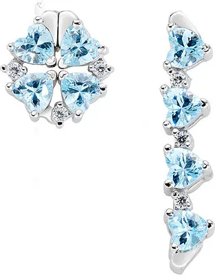 Immagine prodotto di Orecchini Amen Argento Collezione Quadricuore - donna