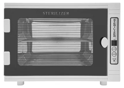 Immagine prodotto di Armadietto di disinfezione UV - Sterilizzatore per strumenti da manicure da 12 litri - UV + ozono - Timer da 5 a 60 minuti - 100-240V - Acciaio inossidabile - Adatto per saloni e uso domestico