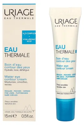 Produktbild von Uriage Eau Thermale, Augencreme, Frauen, Jeder Hauttyp, Feuchtigkeitsspendend, Regenerierend, Verstärkung, Tube, AQUA (WATER, EAU) ● BUTYLENE GLYCOL ● ISONONYL ISONONANOATE ● PROPANEDIOL ● 1,2-HEXANEDIOL...