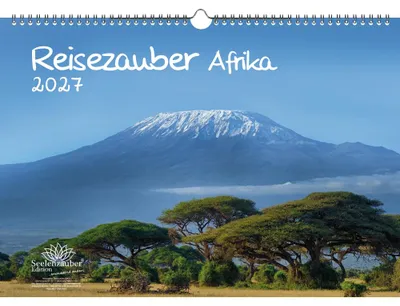 Produktbild von Reisezauber Afrika DIN A3 Kalender für 2027 Landschaft Reise Tiere Urlaub - Seelenzauber