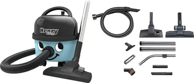 Produktbild von Numatic Henry Allergy, 620 W, Trommel-Vakuum, Trocken, Staubbeutel, 6 l, HEPA