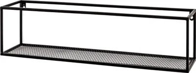 Produktbild von HAKU Möbel Wandregal LEICESTER 50 BHT 50x16x16 cm schwarz Steckboard