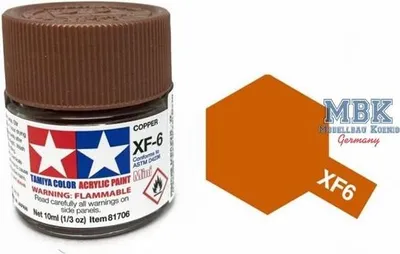 Immagine prodotto di Vernice acrilica Tamiya XF6, XF-6 rame 23ml