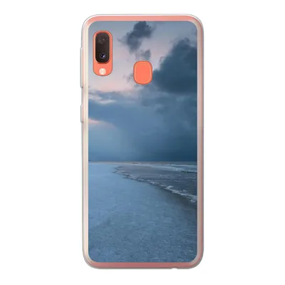 Produktbild von MuchoWow® Handyhülle Schutzhülle Hülle für Samsung Galaxy A20e Nordsee - Sturm - Wasser Silikon Softcase Handy Hülle - Abdeckung
