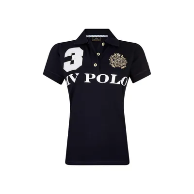 Produktbild von HV Polo Poloshirt Favouritas EQ Damen, Größe:M, Farbe:navy