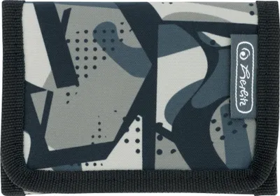 Produktbild von Herlitz Geldbörse / Geldbeutel / Farbe: schwarz-grau