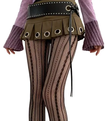 Produktbild von Geometrische Netzstrumpfhose für Damen