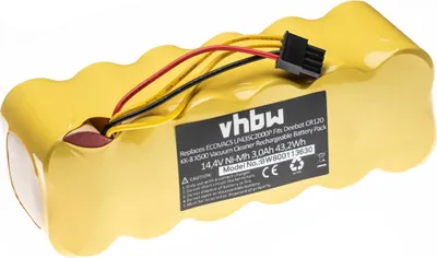 Produktbild von vhbw Akku kompatibel mit Ariete Evolution 2.0 Staubsauger (3000 mAh, 14,4 V, NiMH)