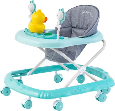 Produktbild von SEVICO Lauflernhilfe Babywalker mit Spielset Lauflernwagen Gehfrei Baby Kinder Blau V23-BLUE