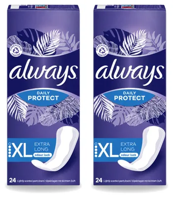 Imagen del producto de 2 unidades de tampones Always Inlegkruisjes, extra largos, paquete económico