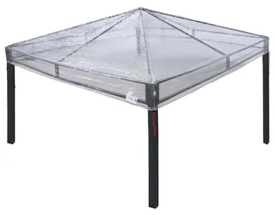 Image de Couverture transparente de remplacement pour abris de jardin, dimensions : 300 x 300 x 26 cm