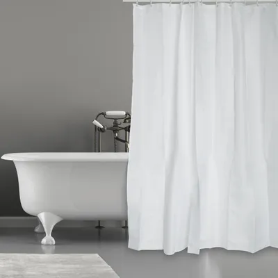 Produktbild von MSV Duschvorhang Weiss 240x200 cm