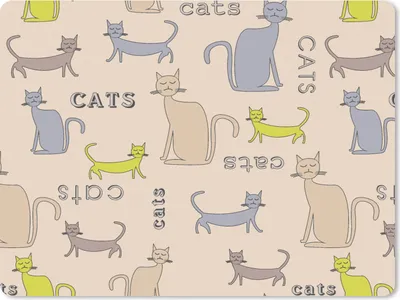 Produktbild von MuchoWow® Mauspad Mousepad Muster - Katze - Zitat - Jungen - Mädchen - Kinder - Kind 40x30 cm - Mousepads - Maus Mat - Pad - Mausunterlage - Anti Rutsch