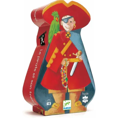 Immagine prodotto di Djeco Puzzle 36p pirata suo tesoro