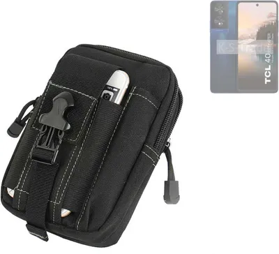 Produktbild von K-S-Trade Gürtel Tasche kompatibel mit TCL 40 NXTPAPER Gürteltasche Holster Schutz Hülle Handy Hülle Smartphone outdoor Handy-Hülle schwarz