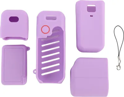 Obrázok produktu pre Silikónový ochranný kryt na vreckový fotoaparát, protišmykový, ľahko sa čistí, odolný proti poškriabaniu, ochrana objektívu 3 Purple