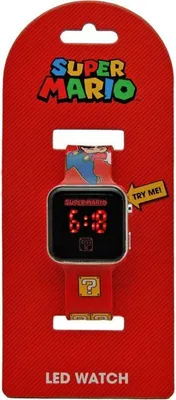 Immagine prodotto di Orologio LED Super Mario Kids Licensing Rosso - Dai 4 anni in su