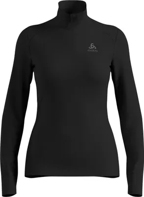 Image de Odlo Fundamen baselayer à manches longues Noir S Femmes Noir S