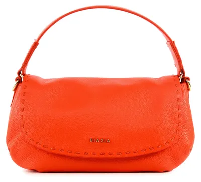 Immagine prodotto di BIASIA Pelle borsa a tracolla borsa a tracolla Path Flap Bag Corallo rosso