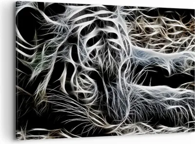 Produktbild von Bild auf Leinwand - Leinwandbild - Abstraktion modern - 120x80cm - Wand Bild - Wanddeko - Leinwanddruck - Bilder - Kunstdruck - Wanddekoration - Leinwand bilder - Wandkunst - AA120x80-3561