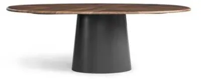 Zdjęcie produktu dla Brązowy stół do jadalni Nowoczesny stół Elegancki design