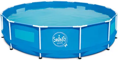 Produktbild von METAL FRAME SWING POOLS mit Sichtfenster 457 x 122 cm