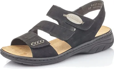 Produktbild von Rieker 64573-00 - Rieker Sandalen Schwarz Rieker Farbe: schwarz, Größe: 39,