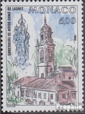 Produktbild von Briefmarken Monaco 1988 Mi 1868 (kompl.Ausg.) postfrisch Wallfahrtsstätte