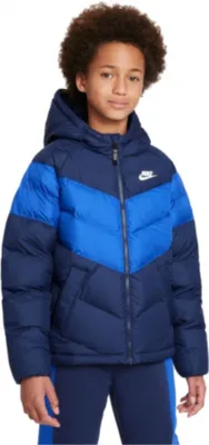 Produktbild von Nike K Nsw Synfl Hd Jkt 410 Midnight Navy/Game Royal/W S