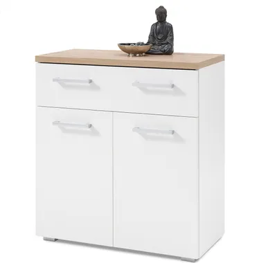 Produktbild von Schuhschrank >Greifswald< in Weiß - 78x85x38cm (BxHxT)
