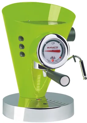 Imagen del producto de Bugatti Italy 15-DIVACM, Cafetera de espresso, 0,8 litros, 950 W, color verde lima