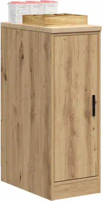 Produktbild von Möbel Garagen-Aufbewahrungsschrank Artisan-Eiche Massivholz Kiefer 860561
